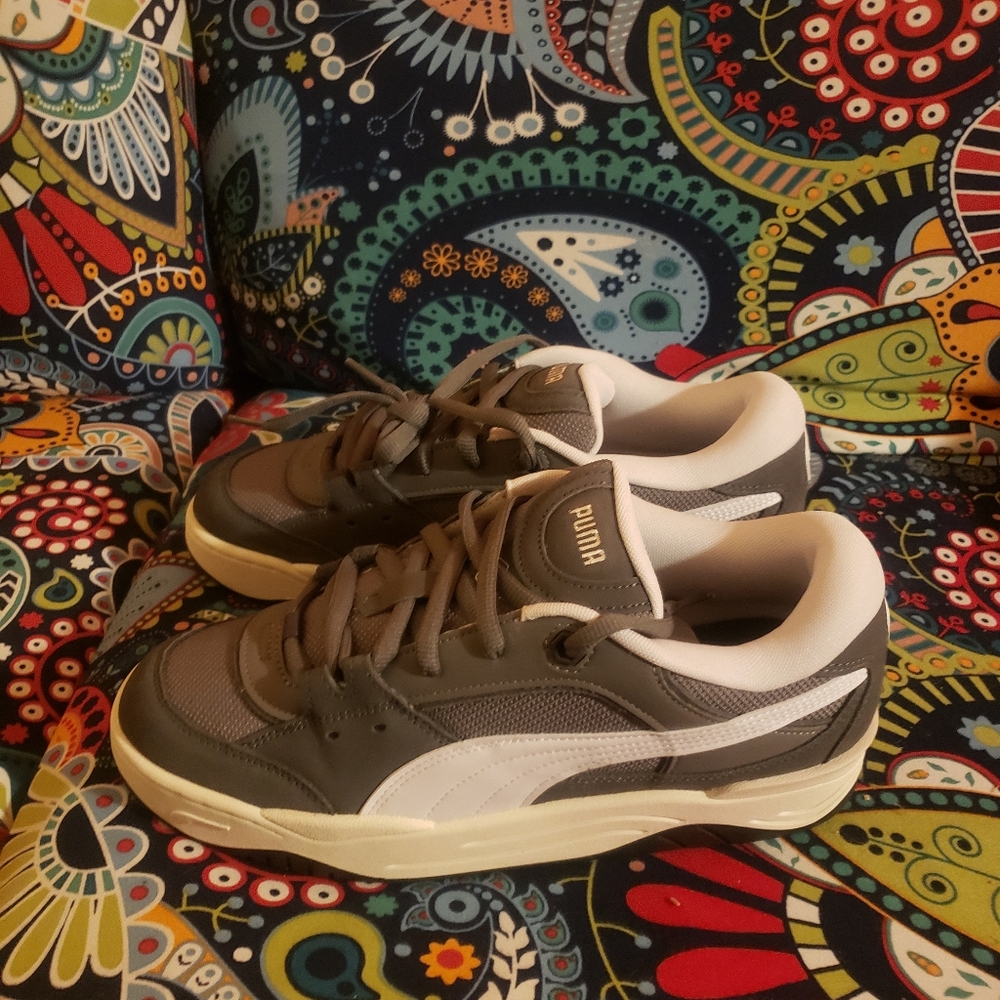 Puma 180 Sneakers Charcoal Grey And Offwhite